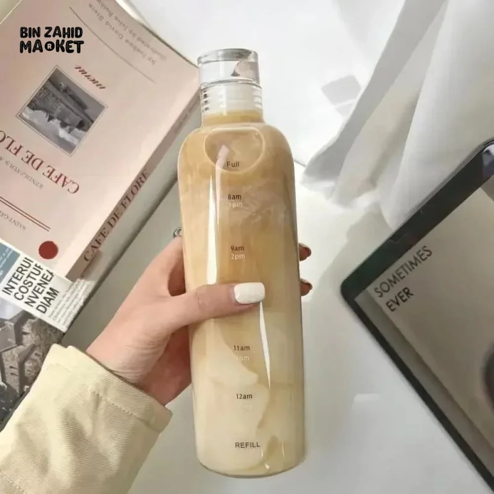 PREMIUM GLASS DRINKING WATER BOTTLE - Image 6
