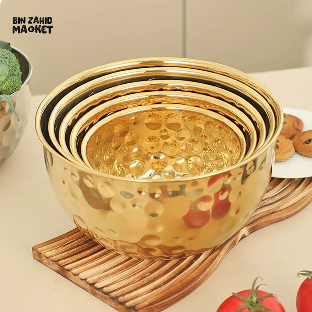 PREMIUM GOLD FINISH STAINLESS STEEL BOWL – MULTIPURPOSE - Image 7