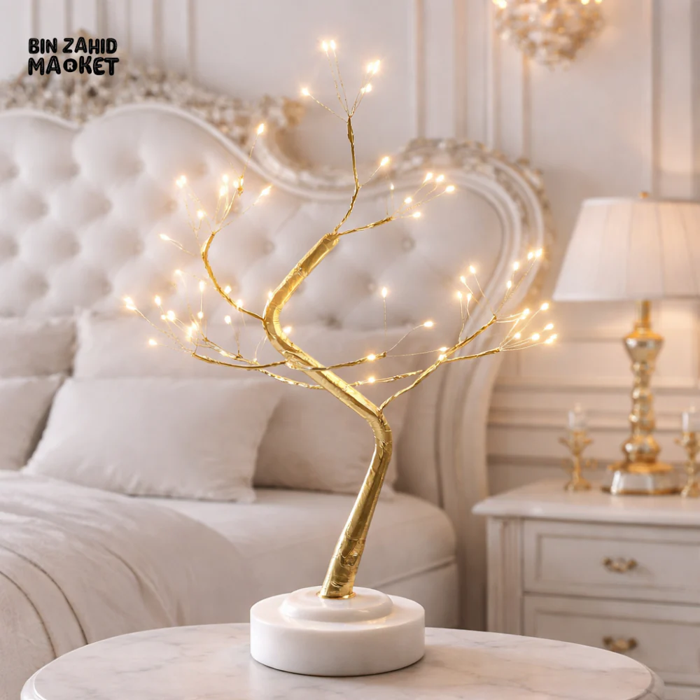 PREMIUM LED BRANCH TREE LAMP – BEDSIDE & TABLE DECOR