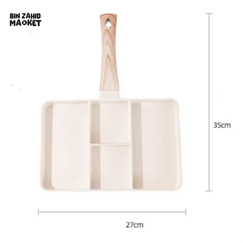 PREMIUM NON-STICK 4-HOLE FRYING PAN – PERFECT FOR EGGS STEAK & BREAKFAST COMPATIBLE WITH GAS & INDUCTION COOKERS - Image 8