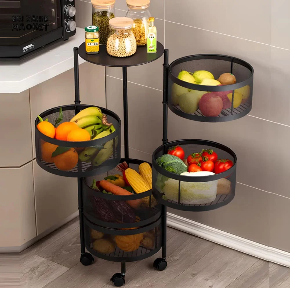 PREMIUM ROUND METAL TROLLEY - Image 2