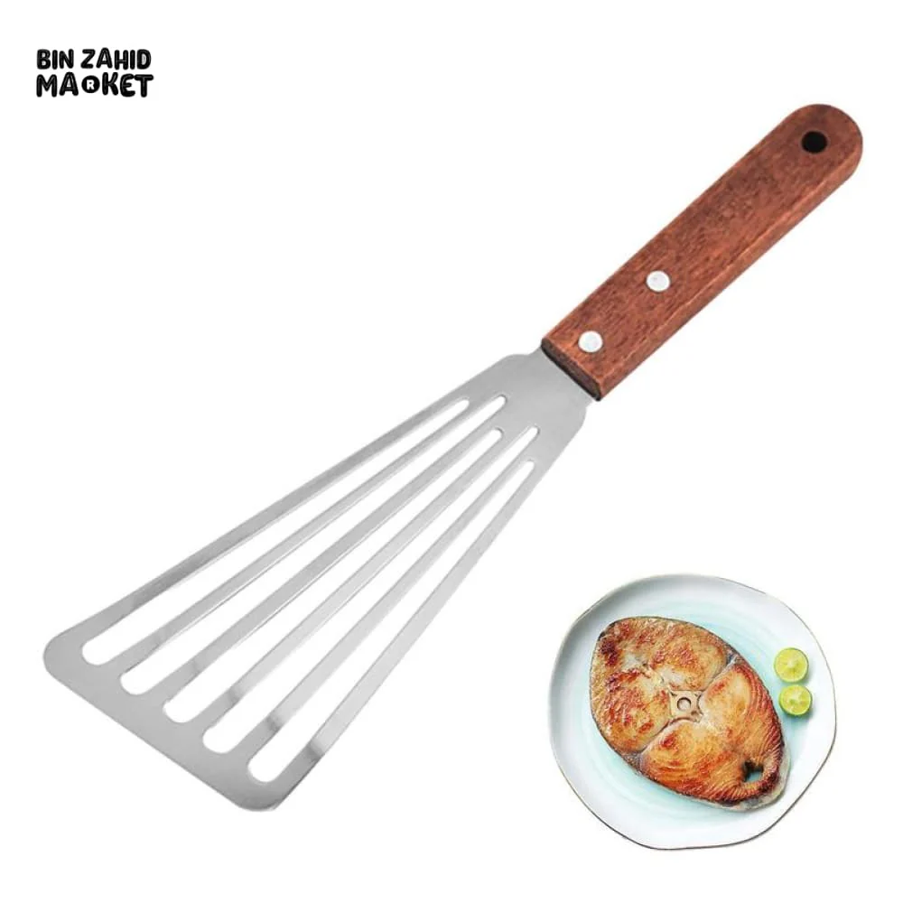 PREMIUM STAINLESS STEEL SLOTTED SPATULA FOR COOKING & GRILLING - Image 3