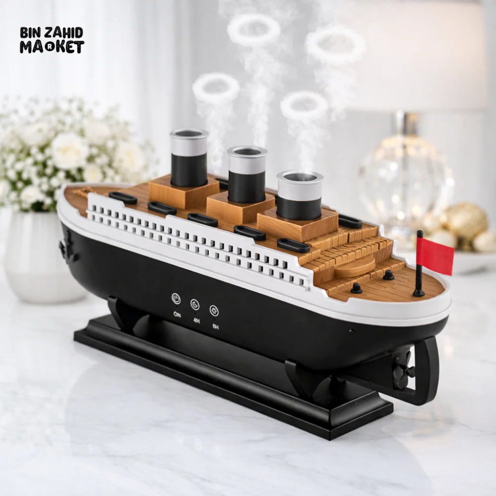 PREMIUM TITANIC SHIP MODEL HUMIDIFIER – AESTHETIC AROMA DIFFUSER