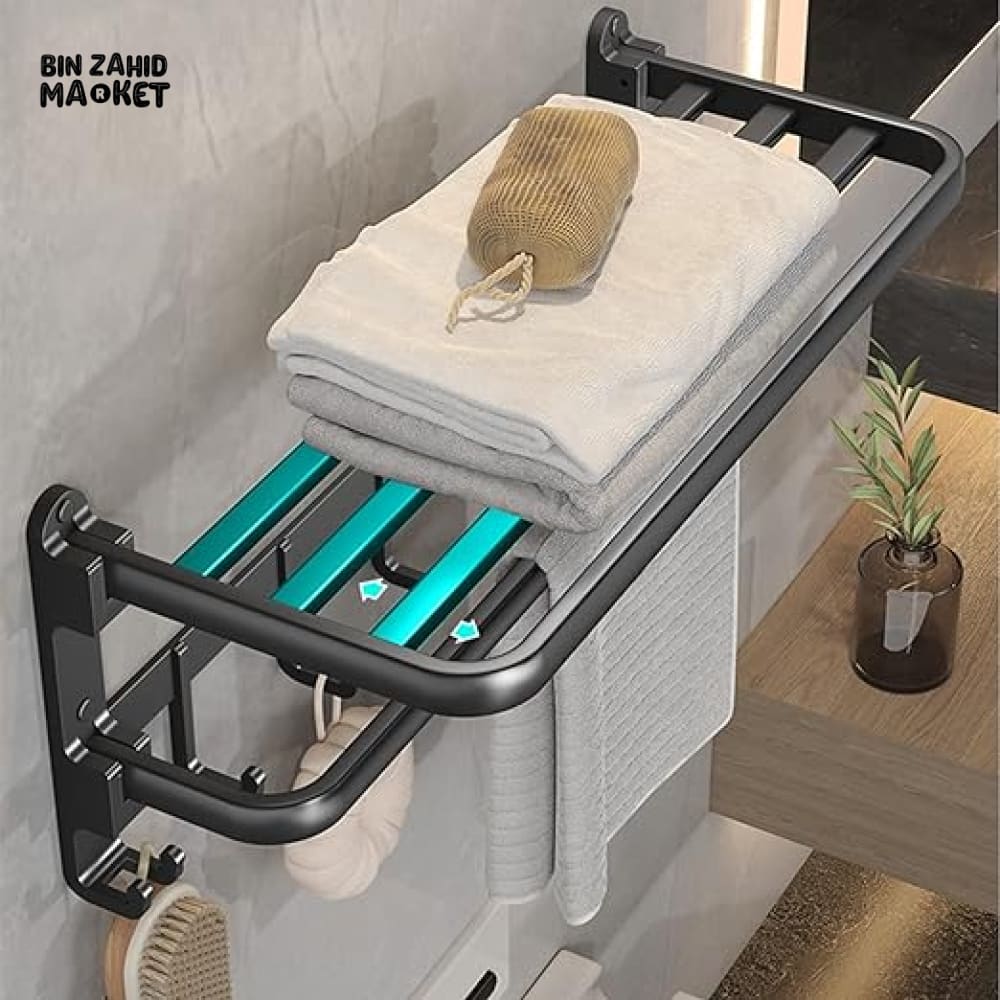 PREMIUM WALL MOUNTED TOWEL STORAGE RACK - Image 10