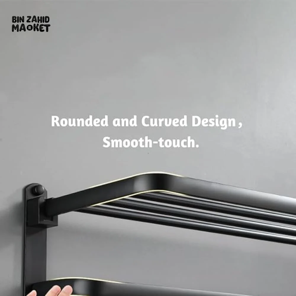 PREMIUM WALL MOUNTED TOWEL STORAGE RACK - Image 15