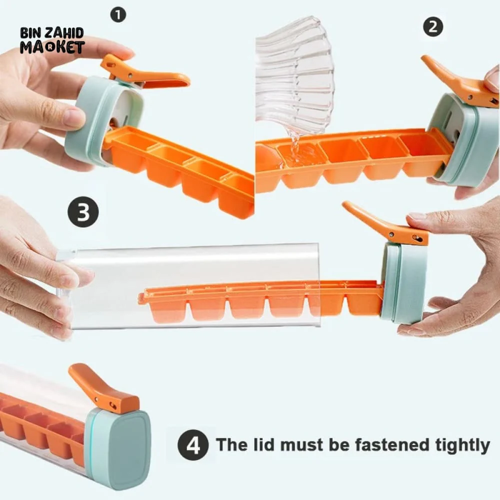 PRESS TYPE ICE CUBE TRAY EASY DEMOLD DIY ICE MAKER FOR COCKTAILS AND BEVERAGES - Image 6