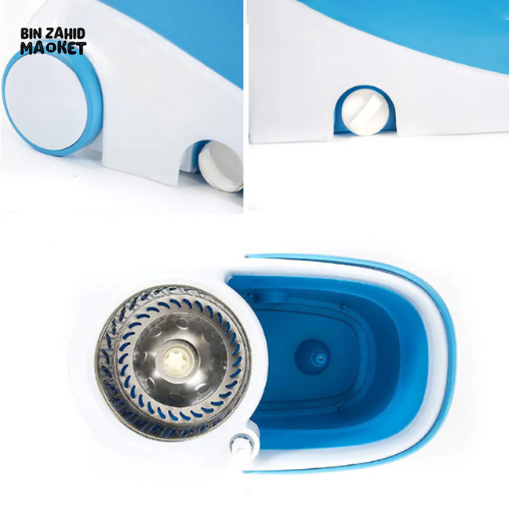 PRIMO HEAVY DUTY BUCKET SPIN MOP WITH WHEELS - Image 4