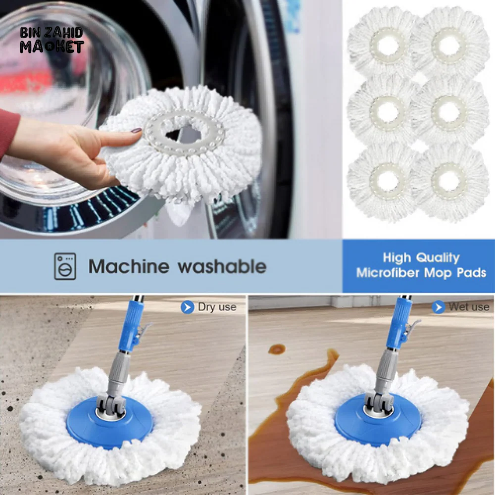 PRIMO HEAVY DUTY BUCKET SPIN MOP WITH WHEELS - Image 5