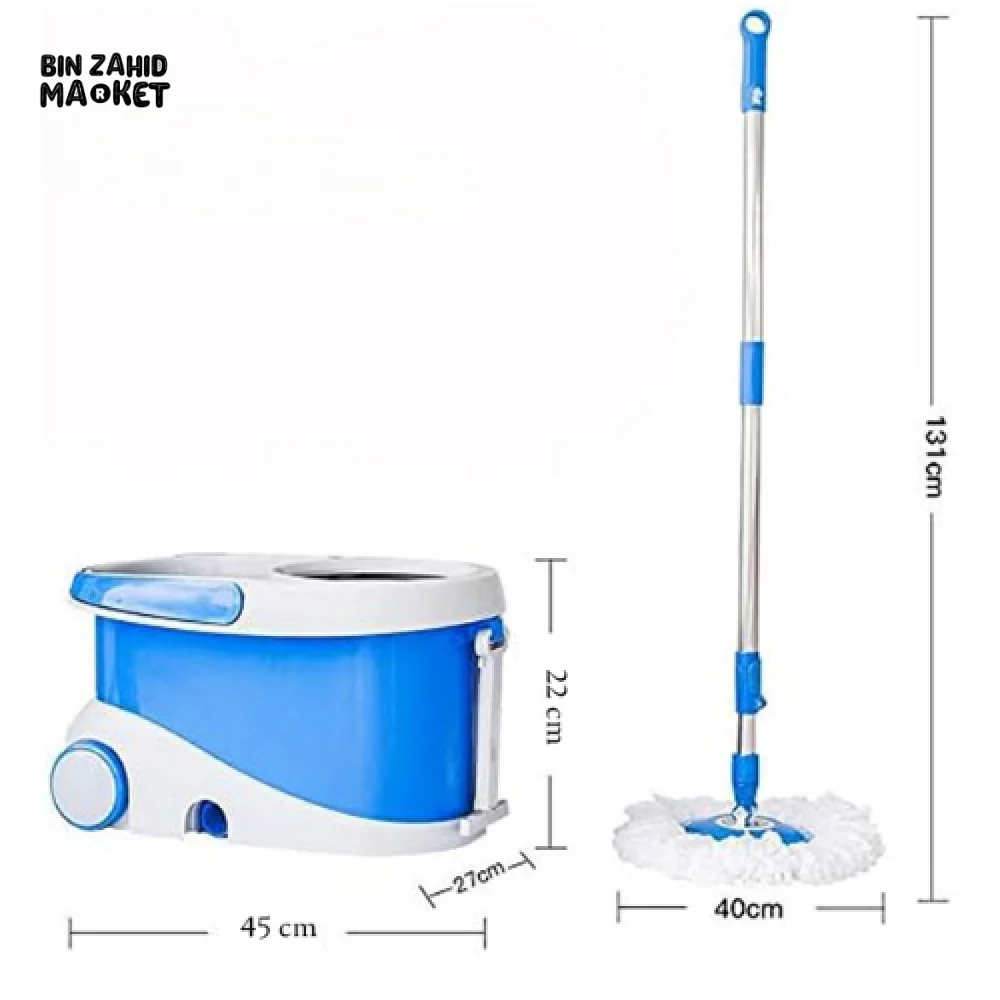 PRIMO HEAVY DUTY BUCKET SPIN MOP WITH WHEELS - Image 6