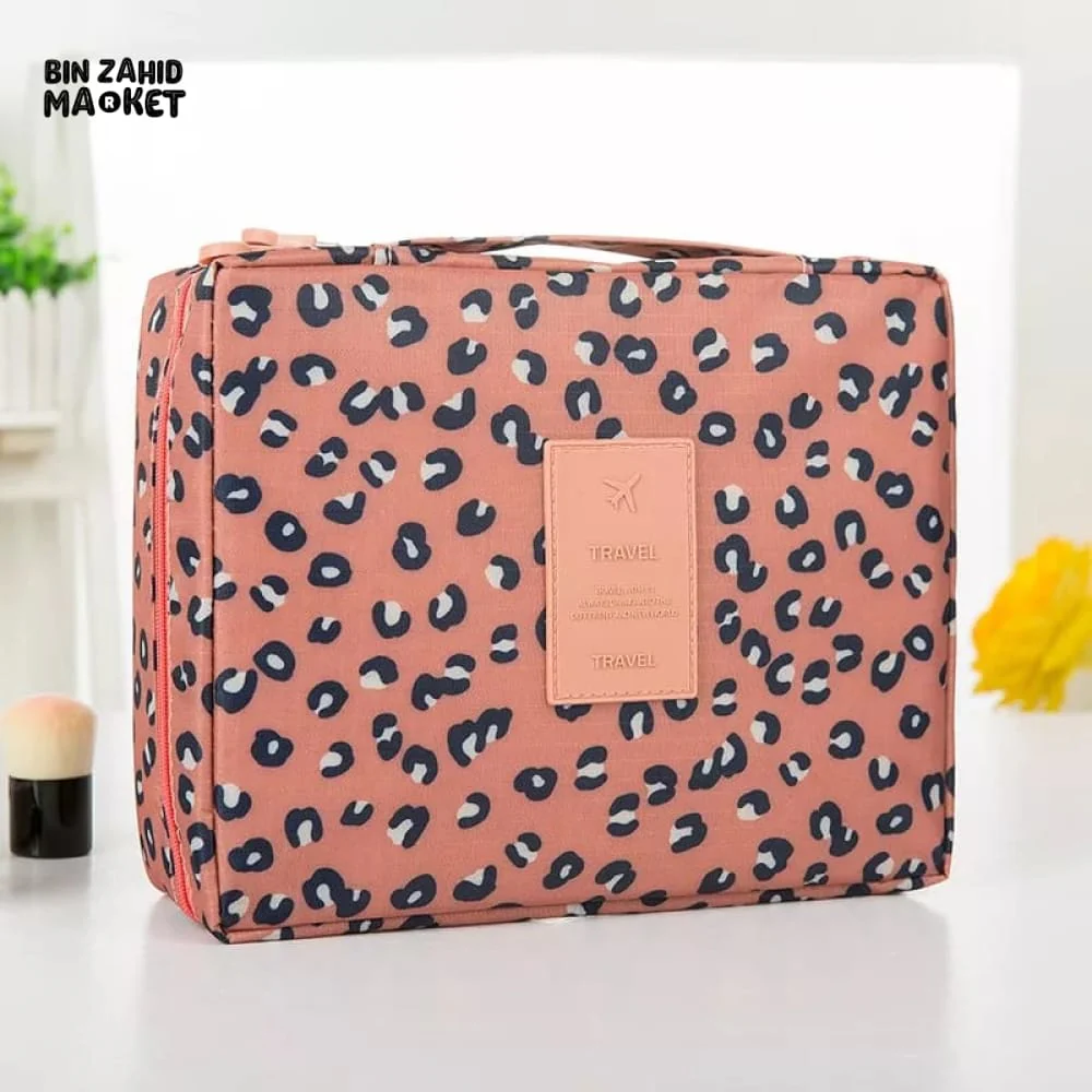 PRINTED TRAVEL COSMETIC POUCH - Image 3