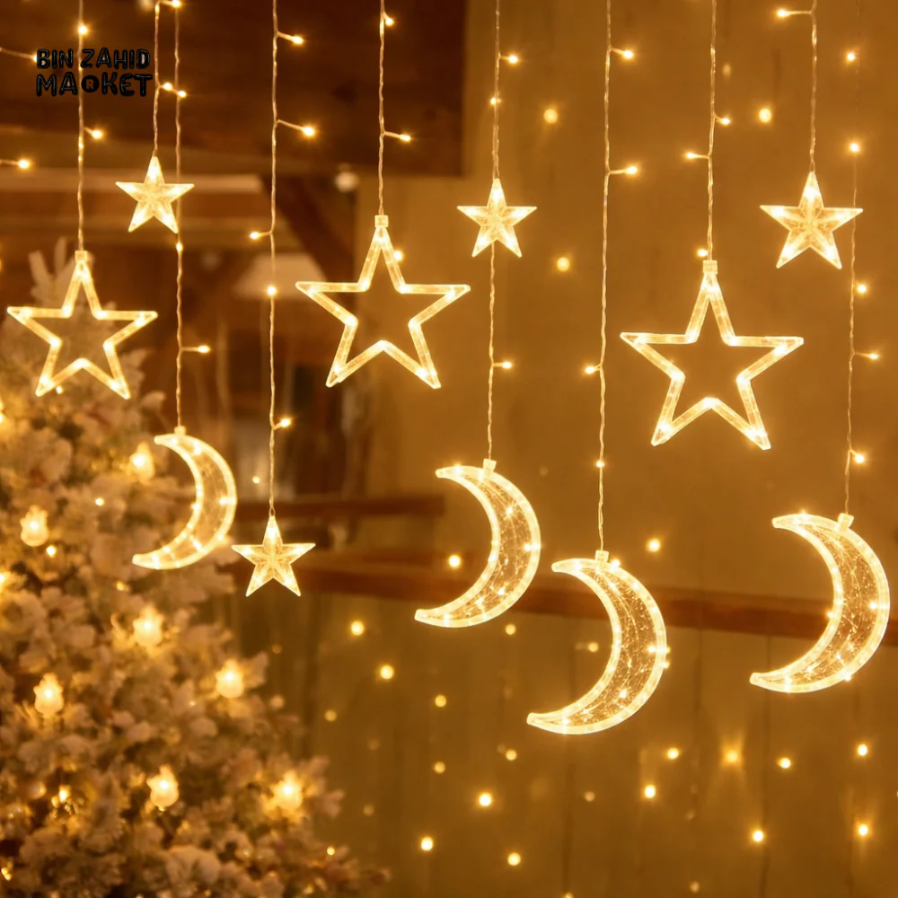 RAMADAN SPECIAL LED STRING LIGHTS WARM FESTIVE GLOW - CHAND SITARA - Image 10