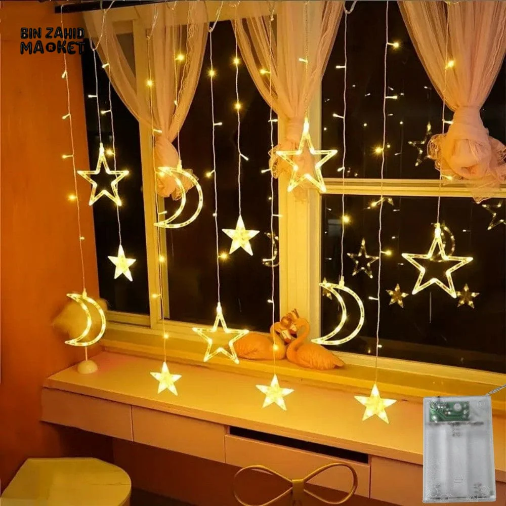 RAMADAN SPECIAL LED STRING LIGHTS WARM FESTIVE GLOW - CHAND SITARA - Image 6