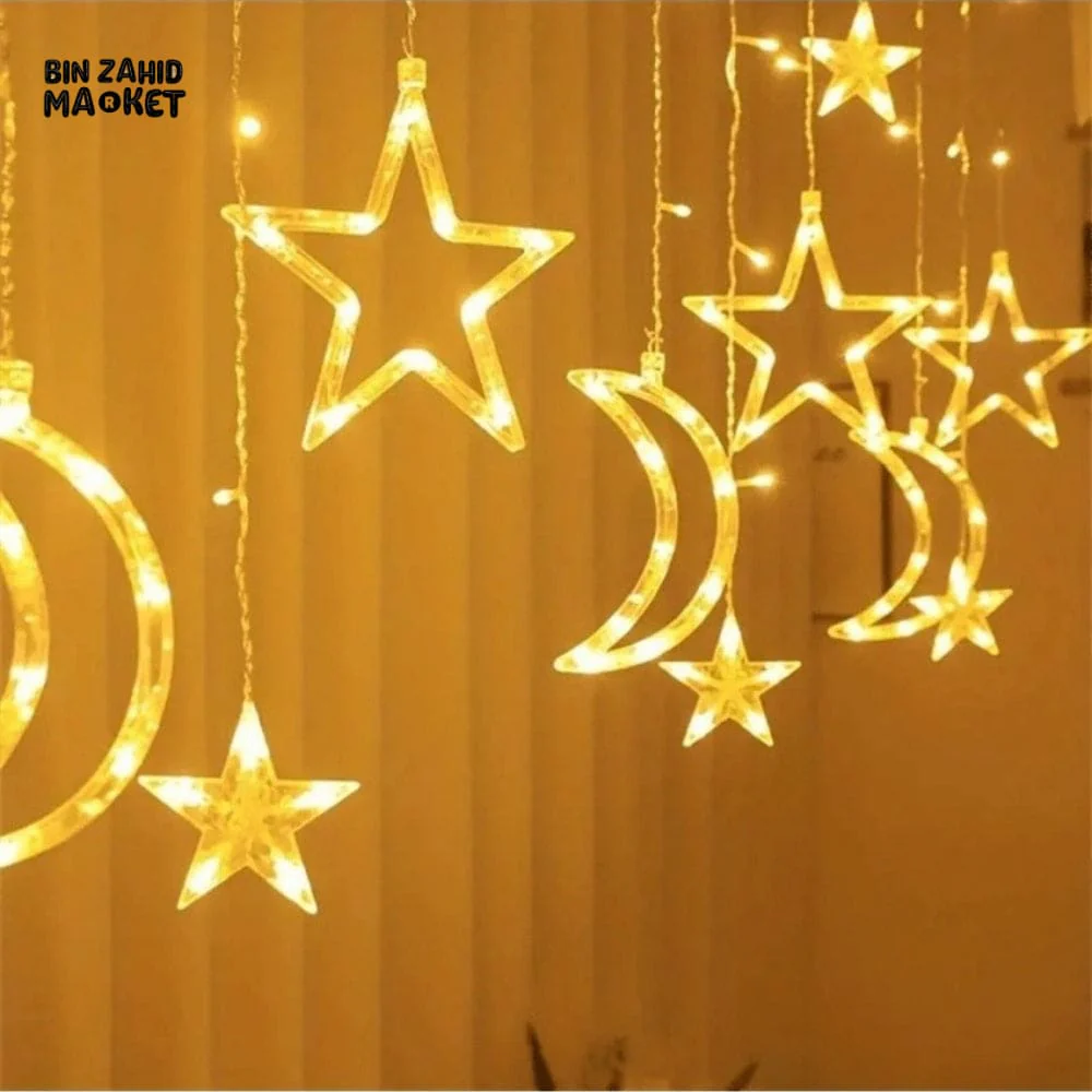 RAMADAN SPECIAL LED STRING LIGHTS WARM FESTIVE GLOW - CHAND SITARA - Image 9