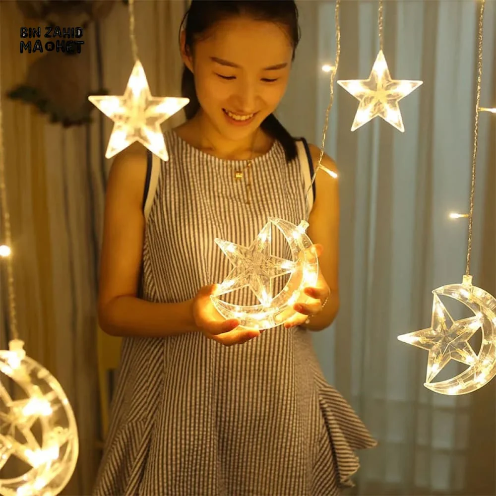 RAMADAN SPECIAL LED STRING LIGHTS WARM FESTIVE GLOW - CHAND TARA - Image 5
