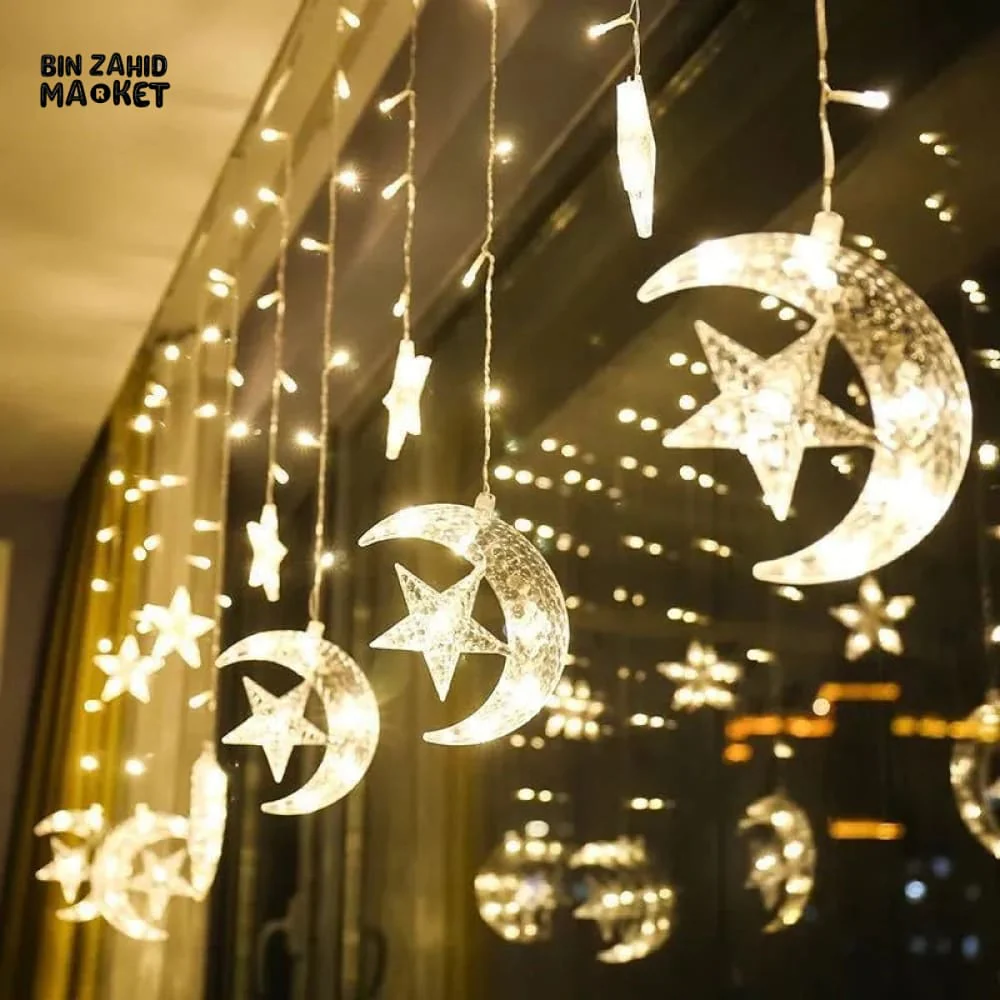 RAMADAN SPECIAL LED STRING LIGHTS WARM FESTIVE GLOW - CHAND TARA - Image 6