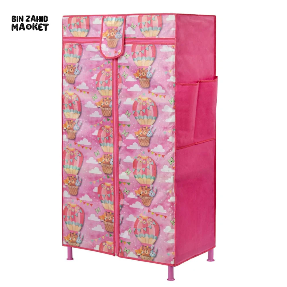 RED CAMEL TODDLER FOLDABLE WARDROBE – SMART & SPACE-SAVING DESIGN - PINK - Image 7