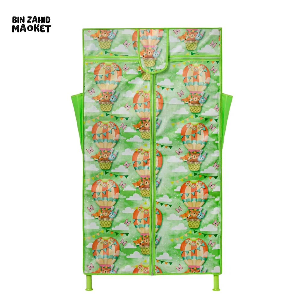 RED CAMEL TODDLER FOLDABLE WARDROBE – SMART & SPACE-SAVING DESIGN - GREEN - Image 5