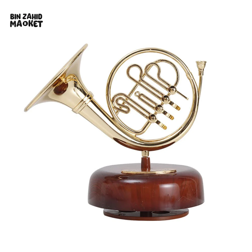 VINTAGE BAND MUSICAL INSTRUMENT SCULPTURE – VIOLIN SAXOPHONE DECOR ORNAMENT - Image 2