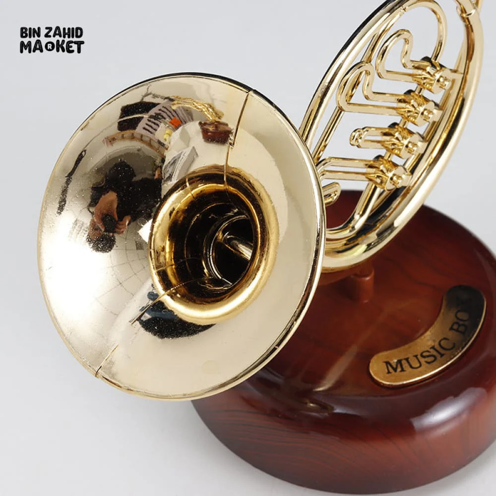 VINTAGE BAND MUSICAL INSTRUMENT SCULPTURE – VIOLIN SAXOPHONE DECOR ORNAMENT - Image 3