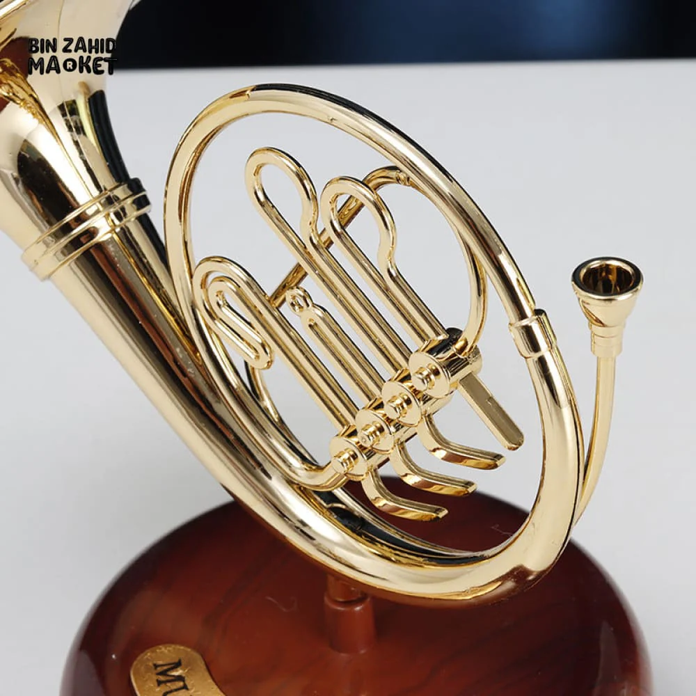 VINTAGE BAND MUSICAL INSTRUMENT SCULPTURE – VIOLIN SAXOPHONE DECOR ORNAMENT - Image 4