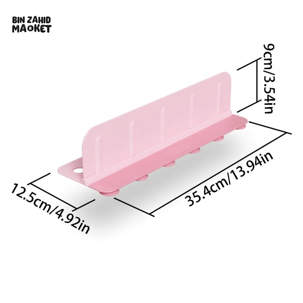 REUSABLE KITCHEN SINK WATER DEFLECTOR PLATE WITH SUCTION CUP – SPLASH-PROOF SOAP & SPONGE RACK - Image 7