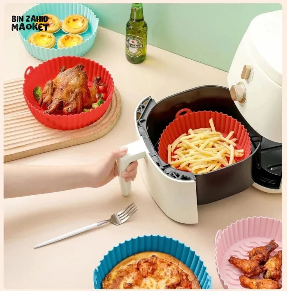 REUSABLE SILICONE AIR FRYER PAN - Image 2
