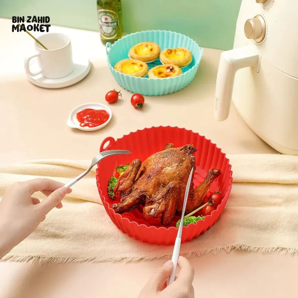 REUSABLE SILICONE AIR FRYER PAN - Image 4
