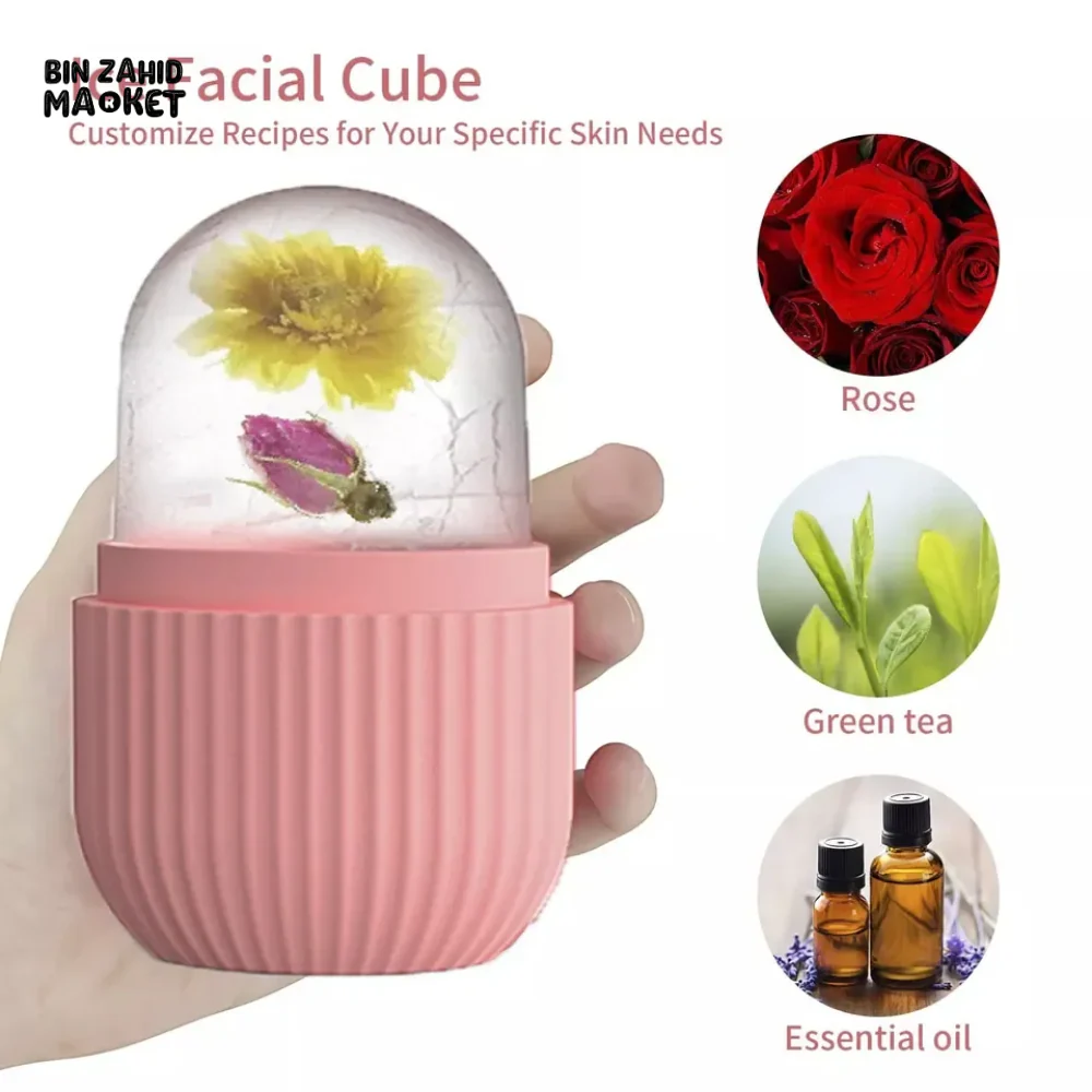 REUSABLE SILICONE ICE MOLD FOR FACE – PUFFINESS RELIEF & GLOWING SKIN TOOL - Image 3