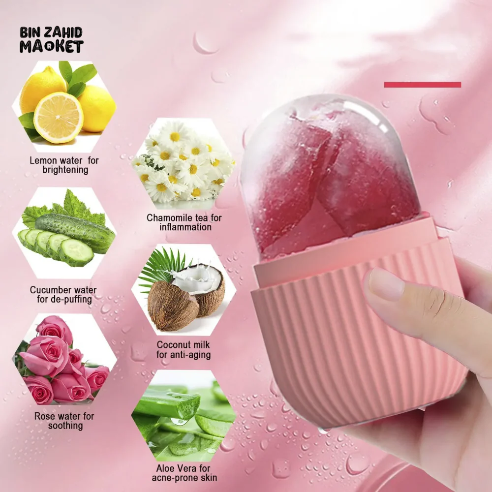 REUSABLE SILICONE ICE MOLD FOR FACE – PUFFINESS RELIEF & GLOWING SKIN TOOL - Image 4
