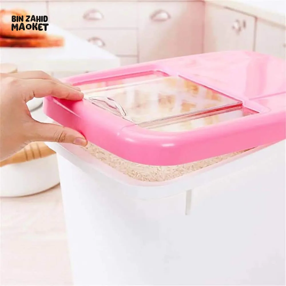 RICE & FLOUR STORAGE BOX 10KG - Image 4