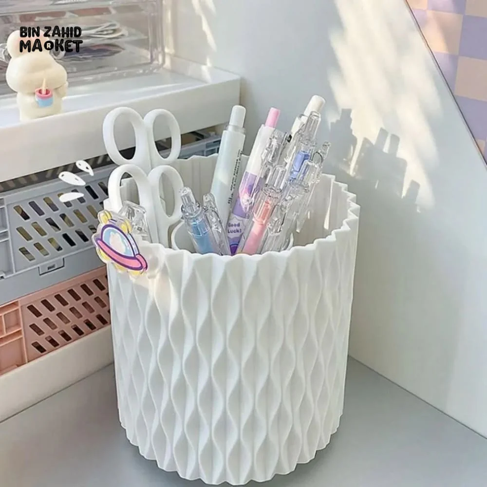 ROTATING COMETIC BRUSH HOLDER ORGANIZER
