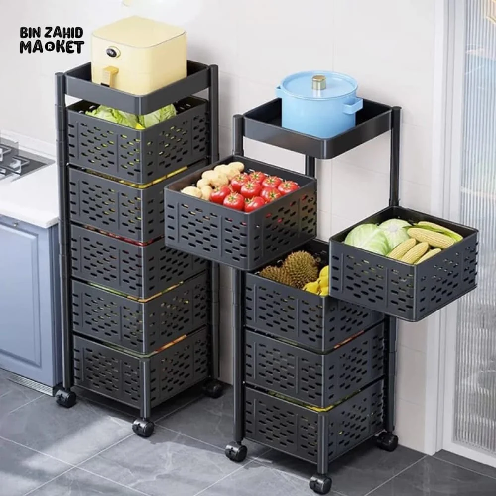 ROTATING METAL TROLLY