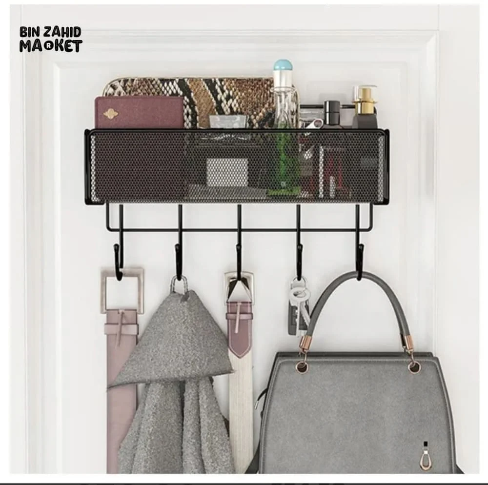 SELF ADHESIVE IRON SHELF WITH HOOK - Image 5