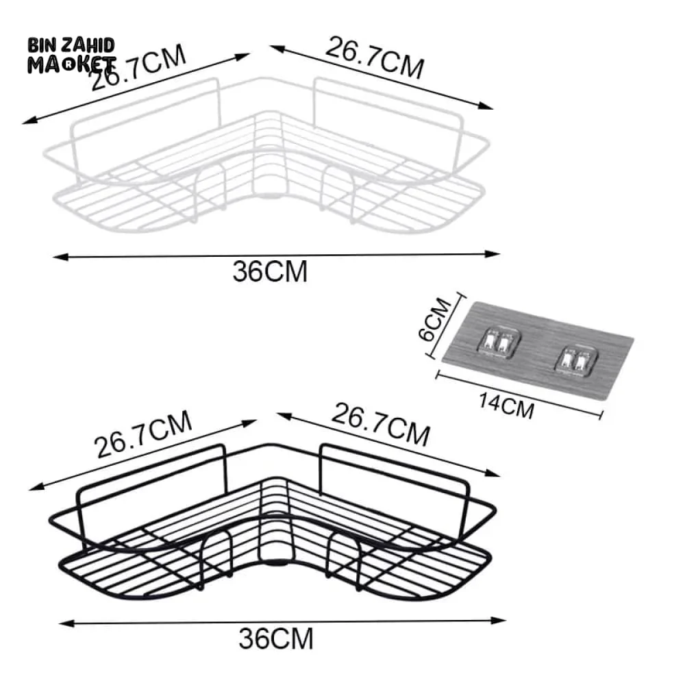 SELF ADHESIVE WALL CORNER RACK - Image 7