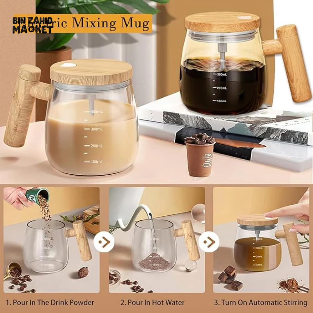 SELF STIRRING ELECTRIC MIXING CUP - Image 3