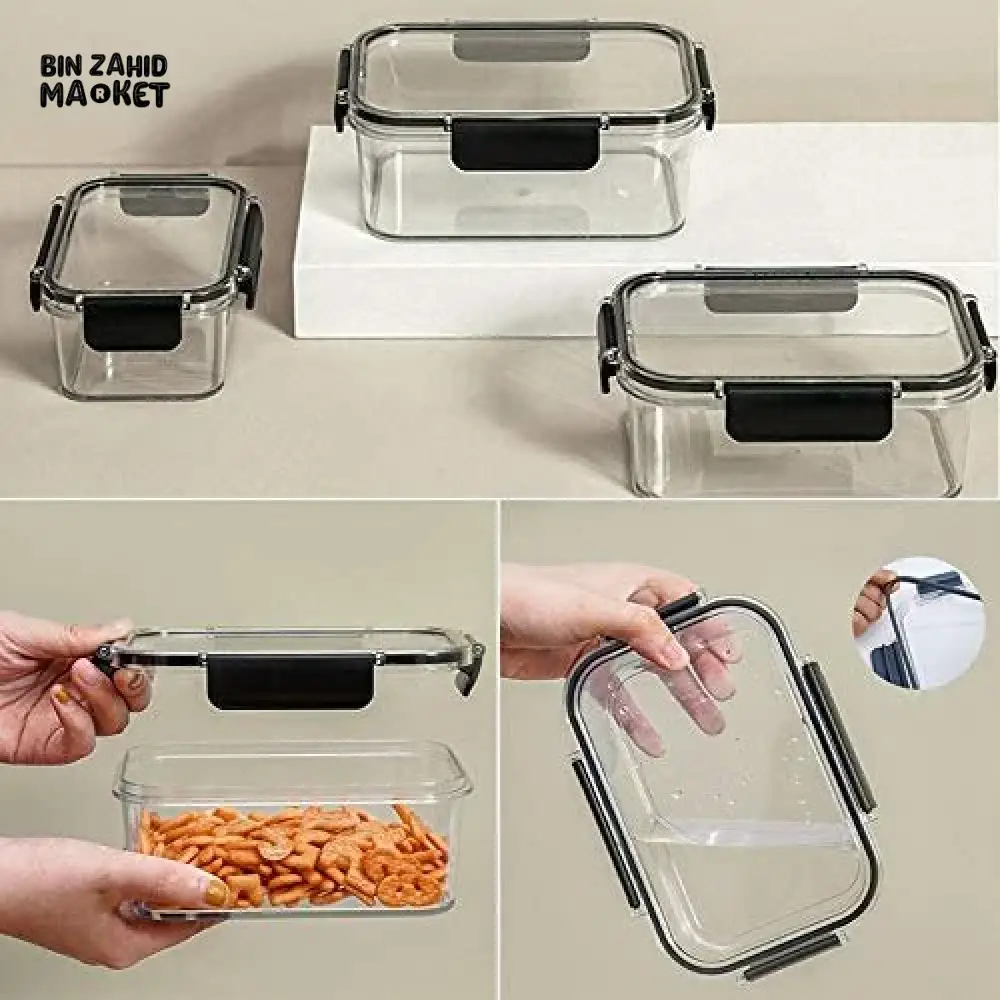 SET OF 3 ACRYLIC FOOD CONTAINER BOXES - Image 7
