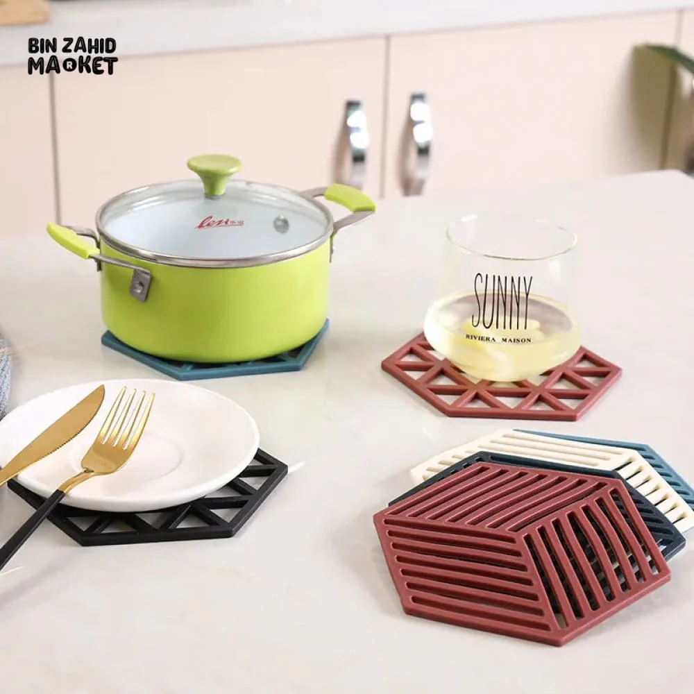 SET OF 4 HEAT RESISTANT NON SLIP COASTER - Image 11