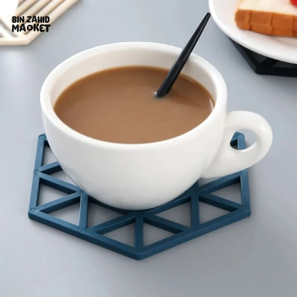SET OF 4 HEAT RESISTANT NON SLIP COASTER - Image 4