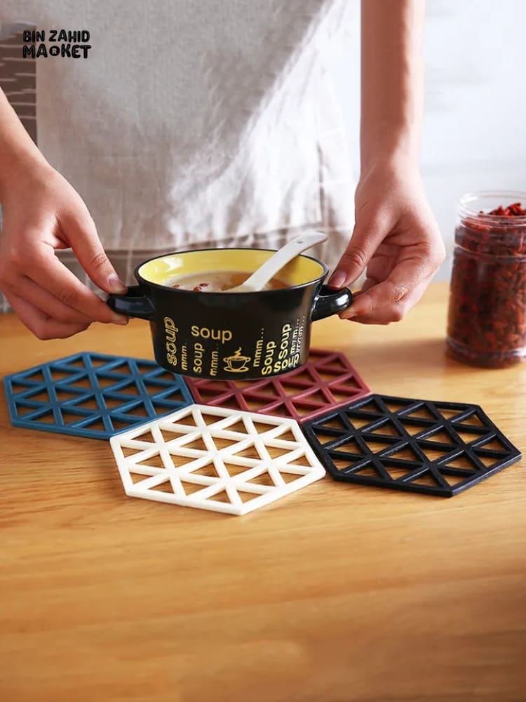 SET OF 4 HEAT RESISTANT NON SLIP COASTER - Image 9