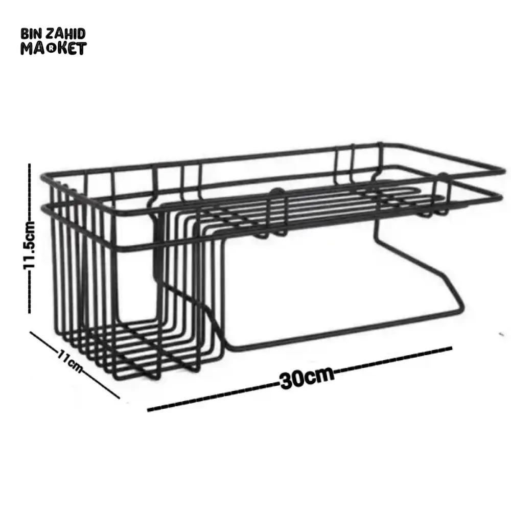 SHOWER CADDY CORNER BASKET STORAGE NO DRILL ADHESIVE ORGANIZER - Image 8