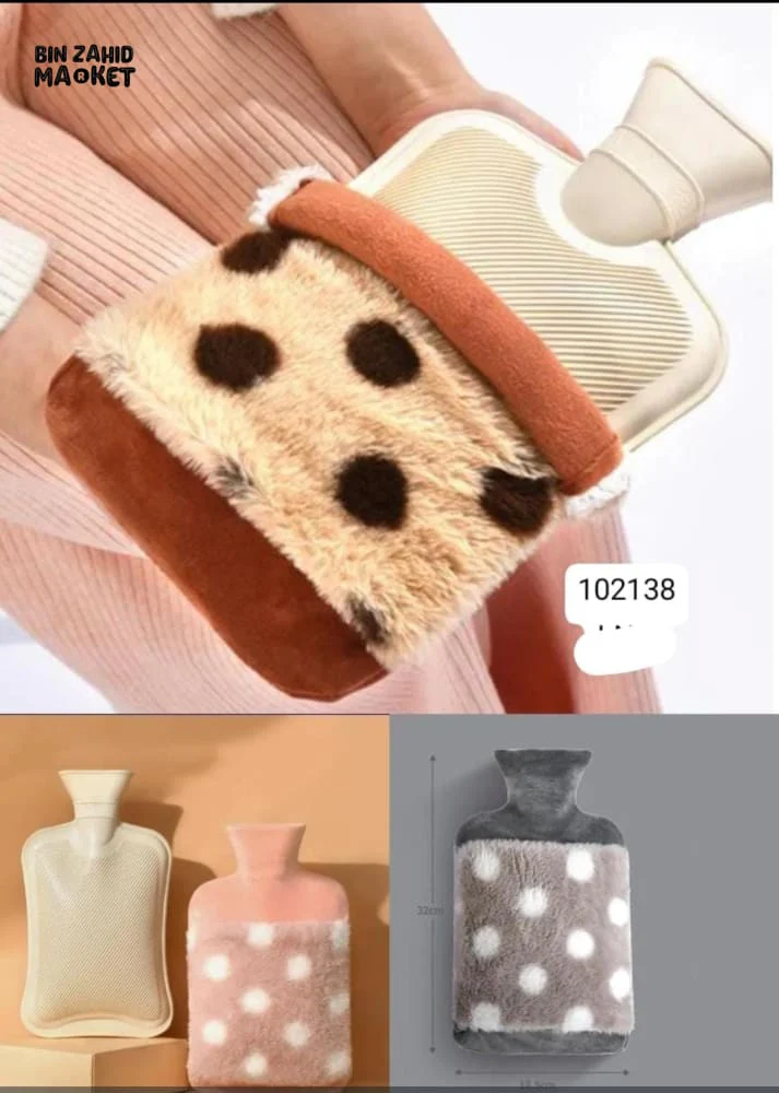 SILICONE HOT WATER BAG WITH POUCH – 2000ML LEAKPROOF WARMING BOTTLE - Image 6
