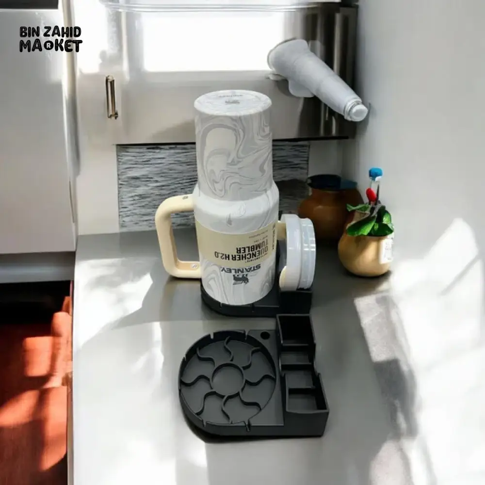 SILICONE TUMBLER DRY RACK – NON-SLIP DRYING STATION FOR SPORTS & STANLEY BOTTLES - Image 2