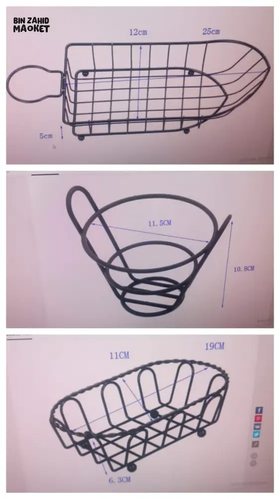 SNACK BUCKETS & RESTAURANT STYLE SERVING PLATTER - Image 18