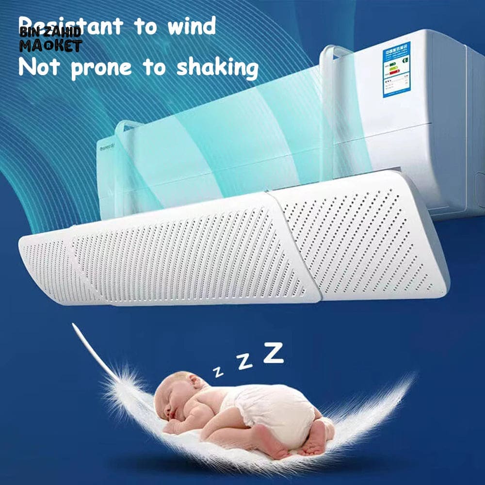 SPLIT AC AIR DEFLECTOR FREE SIZE FITS TO ALL AC SIZES - PREMIUM - Image 2