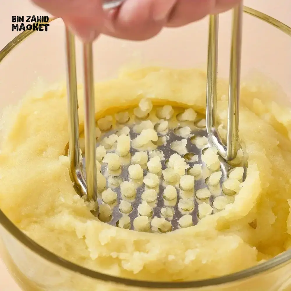 STAINLESS STEEL MANUAL POTATO MASHER – BABY FOOD SUPPLEMENT MAKER KITCHEN UTENSIL & COOKING ACCESSORY - Image 3