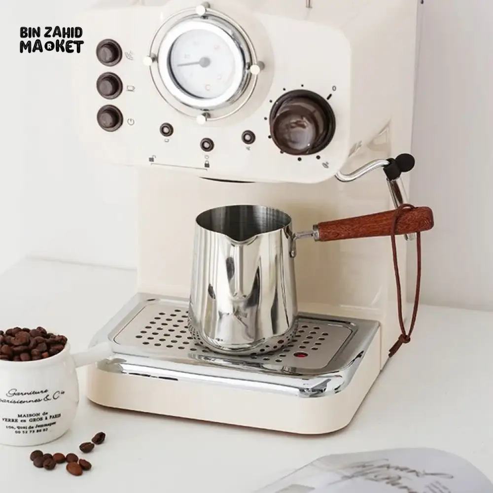 STAINLESS STEEL MILK SAUCEPAN 304  – ANTI-OVERFLOW EDGE INTERNAL SCALE - Image 2