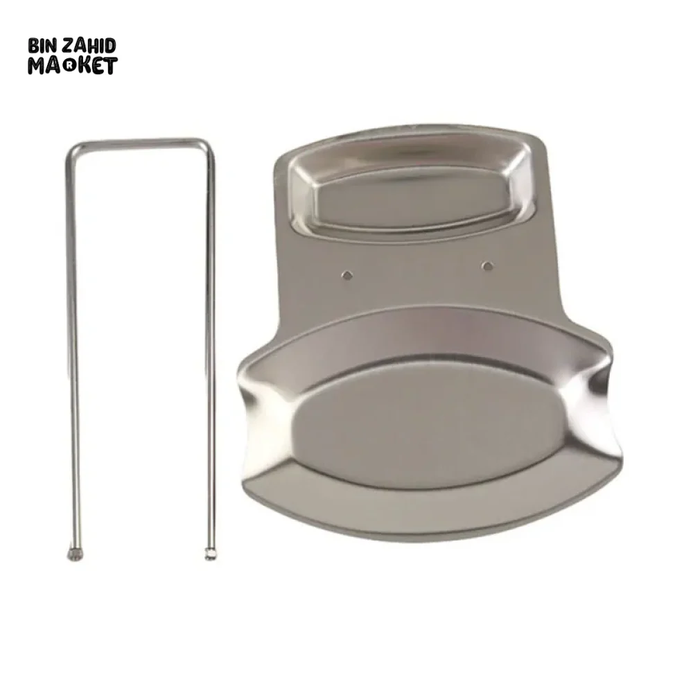 STAINLESS STEEL POT LID RACK SPOON HOLDER - Image 6