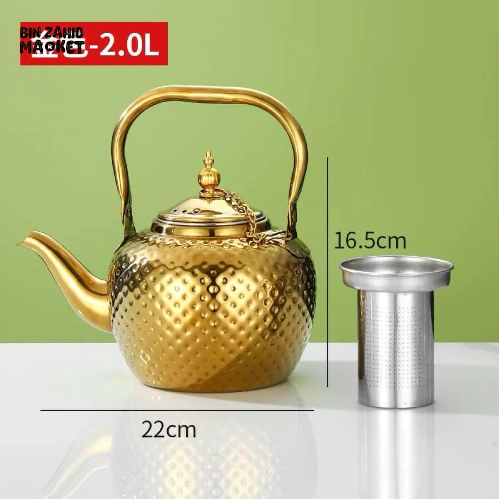 STAINLESS STEEL TEA & COFFEE POT – ELEGANT & HEAT-RESISTANT TEAPOT - Image 10
