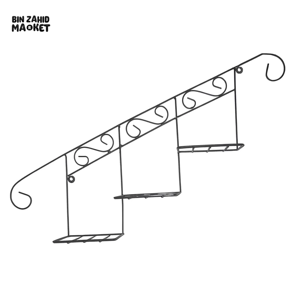 STAIRCASE FLORAL DISPLAY WALL BASKET - Image 10