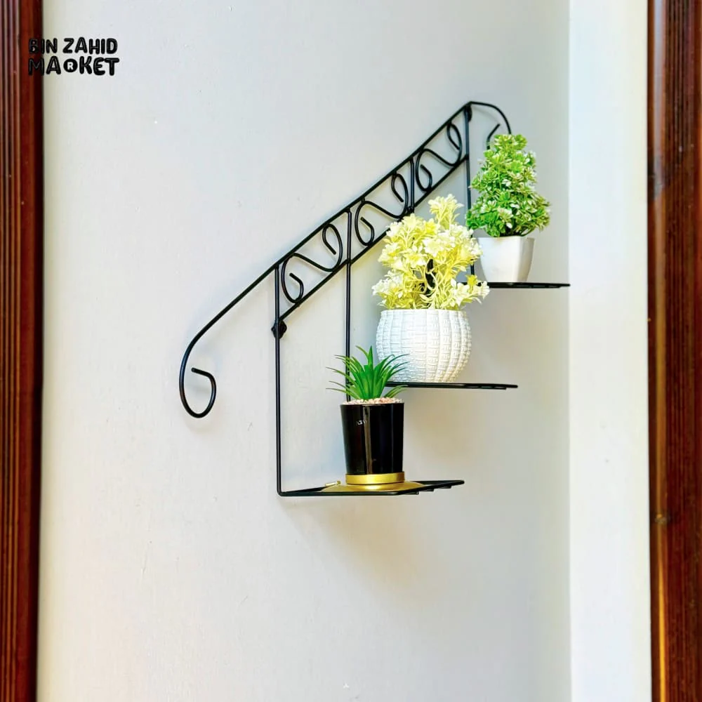 STAIRCASE FLORAL DISPLAY WALL BASKET - Image 5